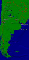 Argentinien Städte + Grenzen 770x1600